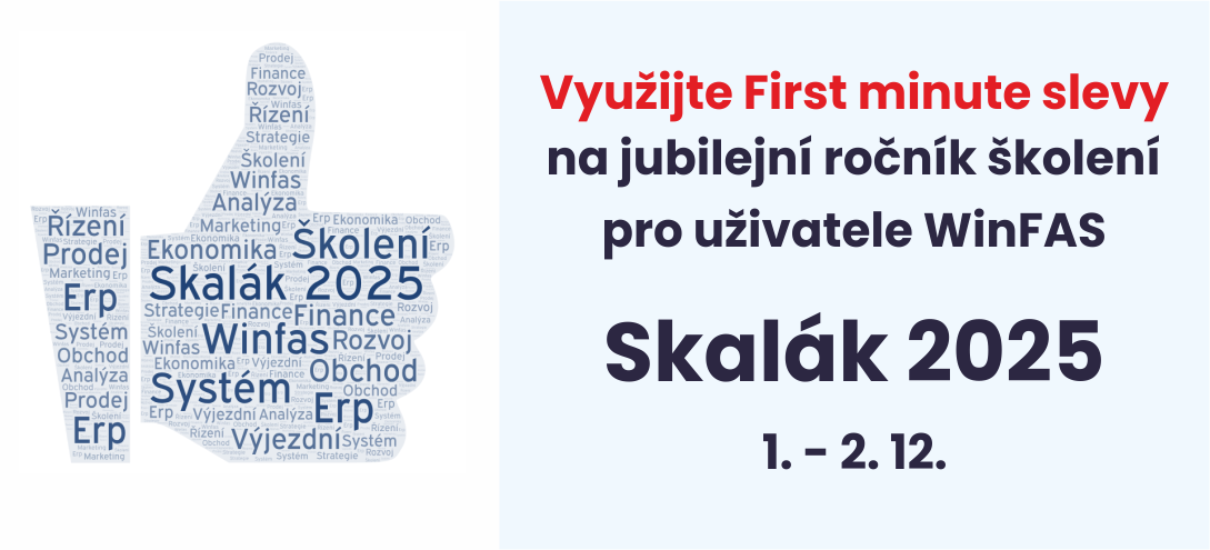 Využijte first minute slevy na školení uživateků WinFAS - Skalák 2025.